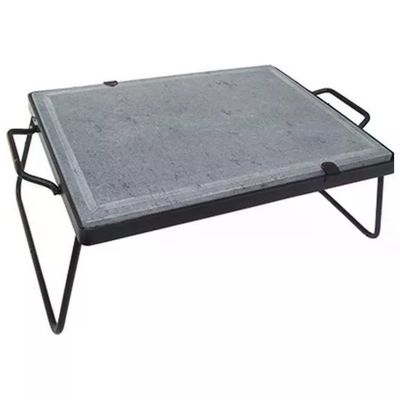 YEPPON Beloli B0156987 Pietra ollare 30 x 40 cm con telaio in acciaio