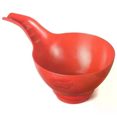 Bormioli Rocco Quattro Stagioni Imbuto Invasatore Rosso, 14 cm