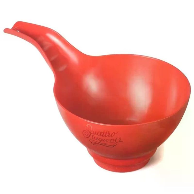 Bormioli Rocco Quattro Stagioni Imbuto Invasatore Rosso, 14 cm