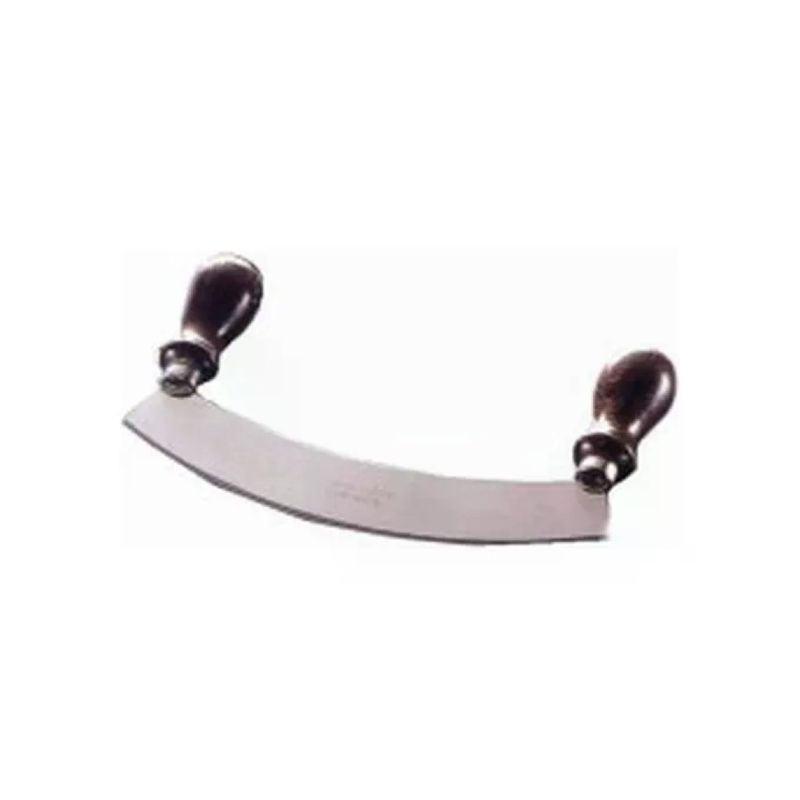Calder Mezzaluna Tritaverdure in Acciaio Inox con Manici in Legno