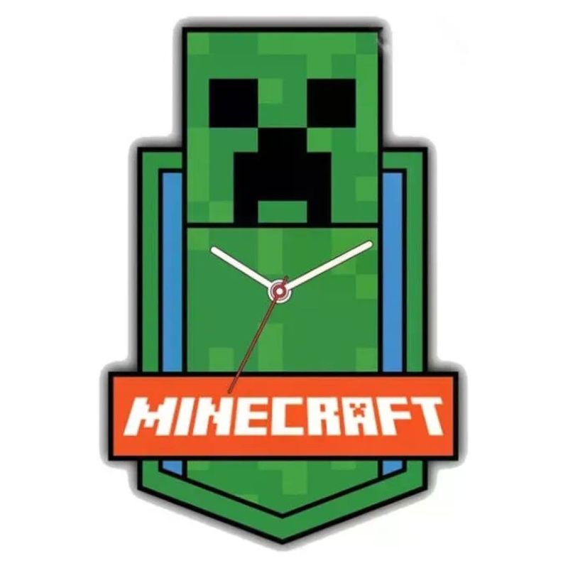 MINECRAFT Orologio da Parete Minecraft Creeper 20 cm
