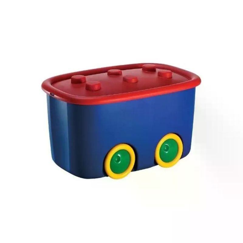 KIS Funny Box Contenitore Porta Giochi Multicolore 58 × 38,5 × 32 cm