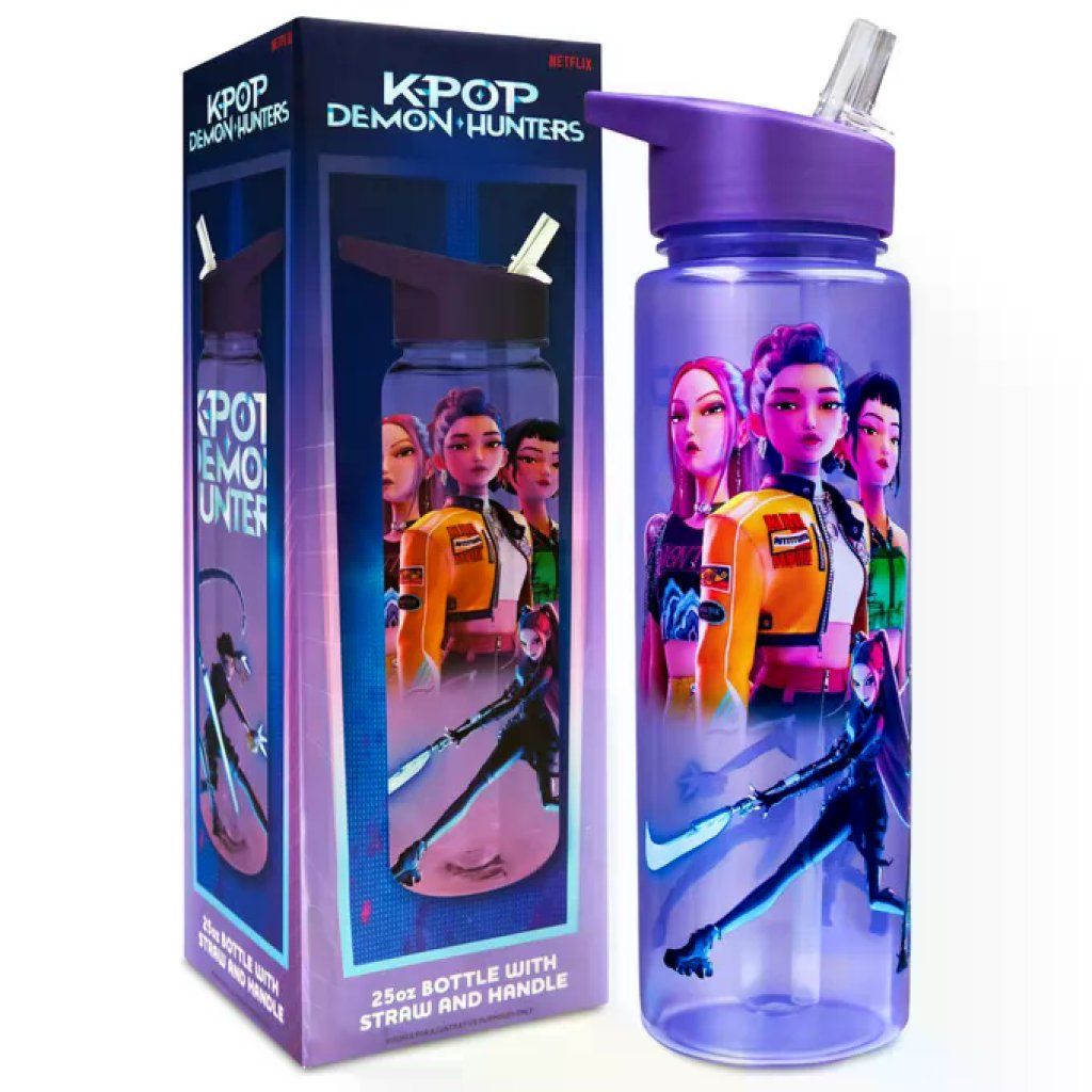 CINEREPLICAS Borraccia KPop Demon Hunters Sussie in acciaio inox, 500 ml