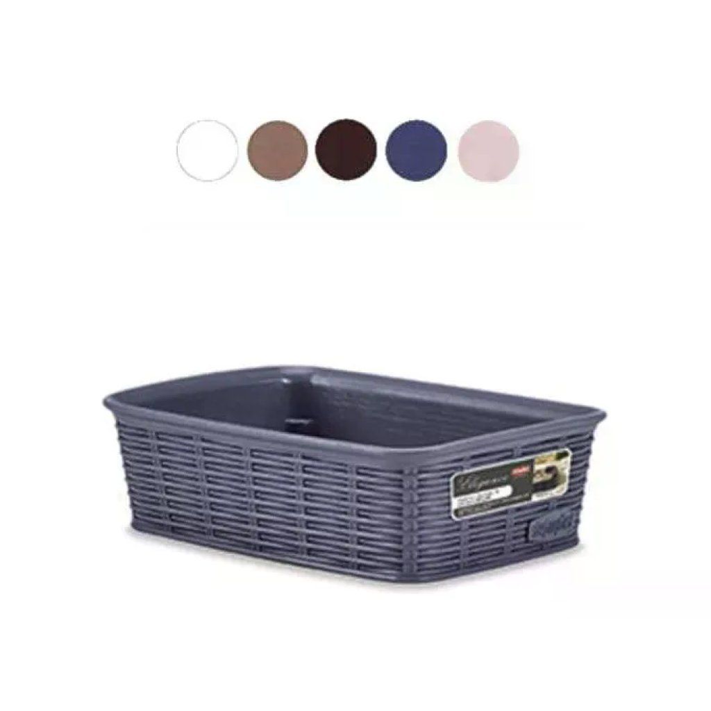 Stefanplast Elegance Cestino Organizer Sovrapponibile 35,5 x 26 x 6 cm Stefanplast Elegance Cestino Organizer Sovrapponibile 35,5 x 26 x 6 cm
