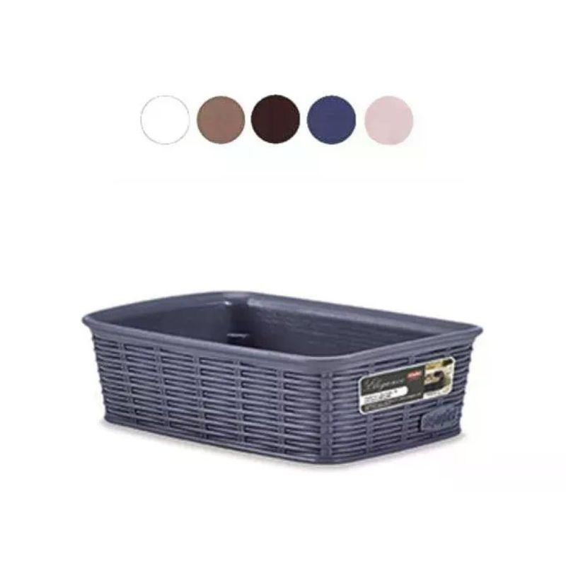 Stefanplast Elegance Cestino Organizer Sovrapponibile 35,5 x 26 x 6 cm