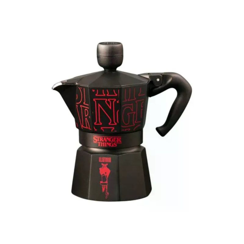 Bialetti Moka Express Stranger Things 3 Tazze con Pomolo Musicale