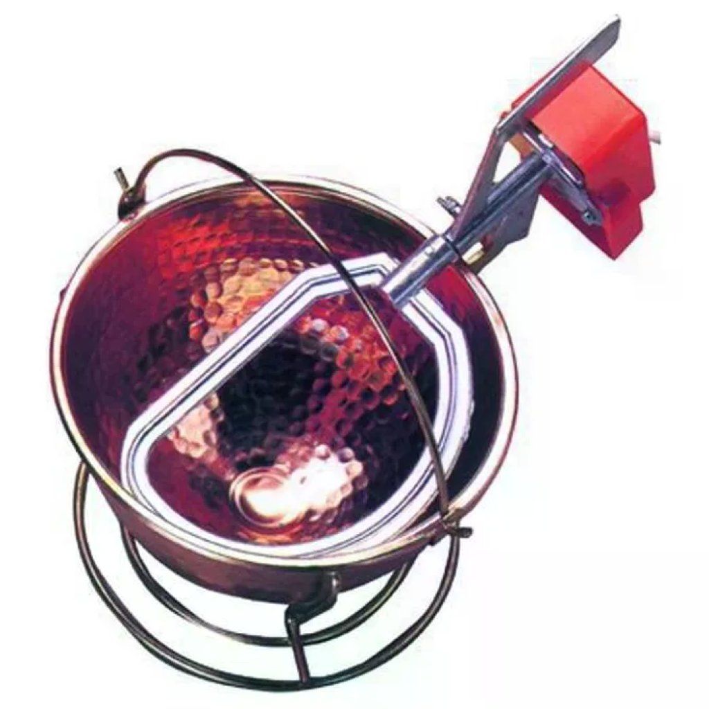 VIGOR-BLINKY Vigor 94100-20 Paiolo Elettrico in Rame Martellato con Mescolatore, 3 L VIGOR-BLINKY Vigor 94100-20 Paiolo Elettrico in Rame Martellato con Mescolatore, 3 L