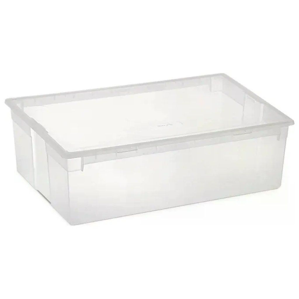 Terry Light Box XL Contenitore Portaoggetti 36 L Trasparente con Coperchio