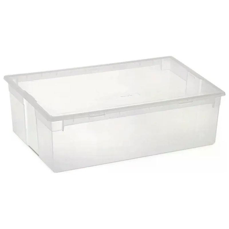 Terry Light Box XL Contenitore Portaoggetti 36 L Trasparente con Coperchio