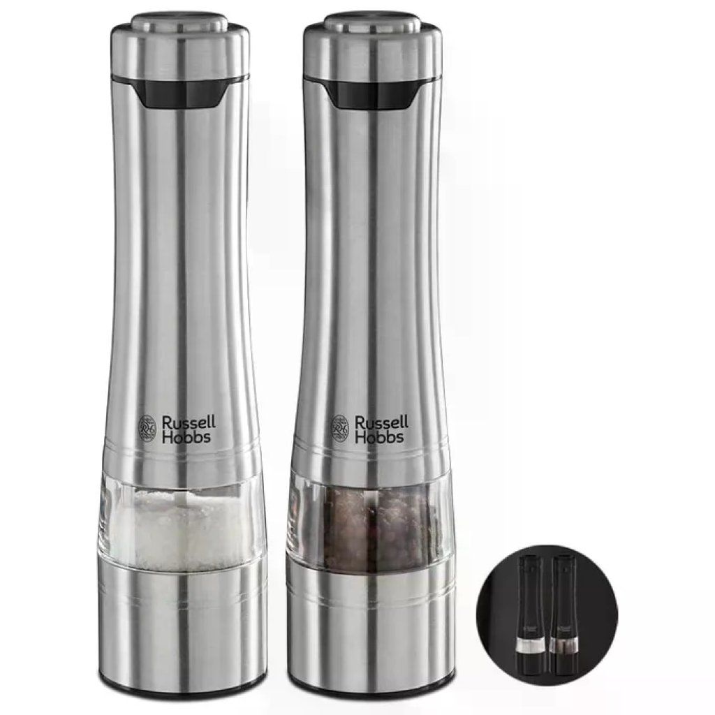 Russell Hobbs Classic 23460-56 – Set di macinini elettrici per sale e pepe