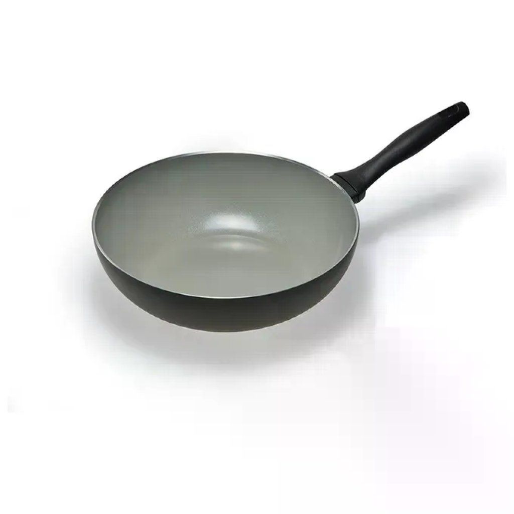 MONETA Wok Moneta Melodia Finegres antiaderente 28 cm, a induzione MONETA Wok Moneta Melodia Finegres antiaderente 28 cm, a induzione