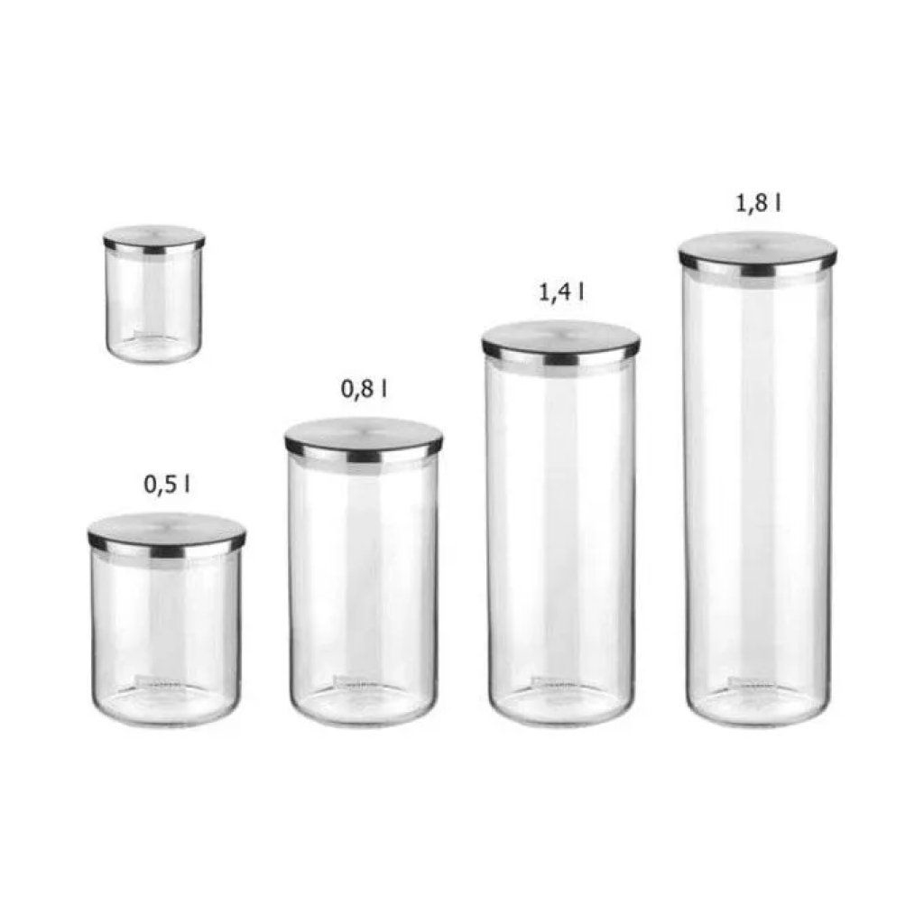 Tescoma Monti Barattolo in Vetro Borosilicato 0,8 L