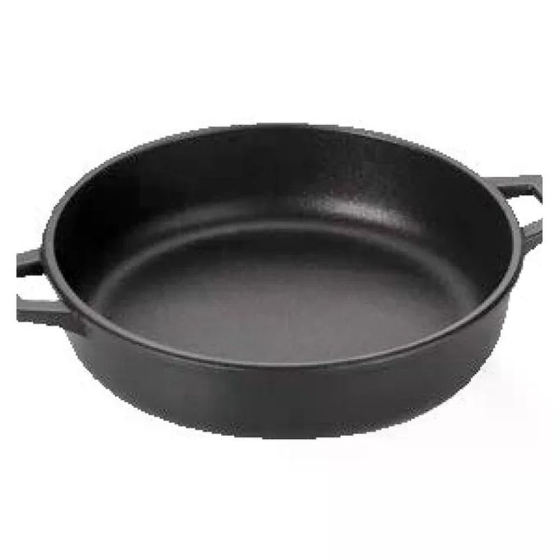 ANTIK ARS Tegame antiaderente 22 cm con 2 manici – Linea Nera ANTIK ARS