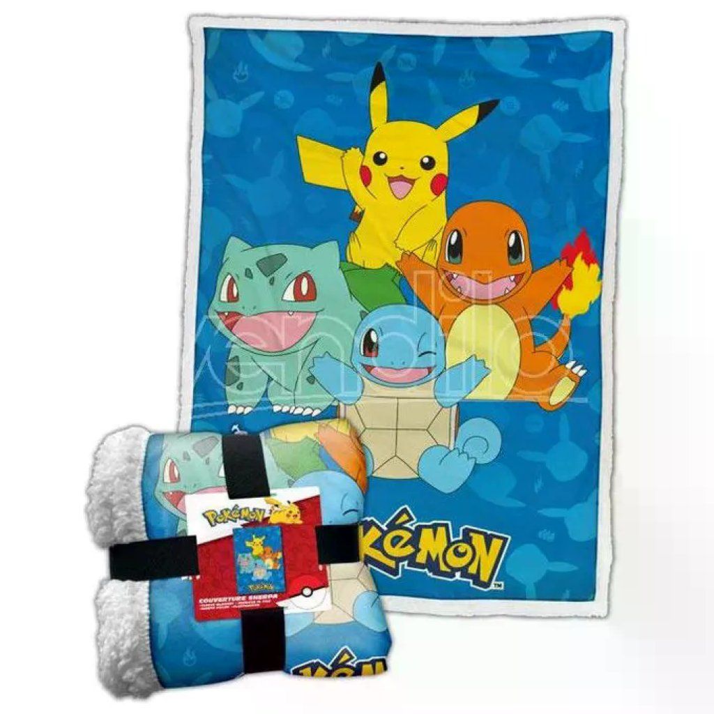 POKEMON Coperta Pokémon Happy Crew in Pile Sherpa 100 x 150 cm POKEMON Coperta Pokémon Happy Crew in Pile Sherpa 100 x 150 cm