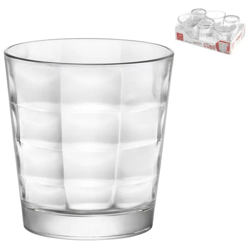 Bormioli Rocco Cube – Set 6 bicchieri da acqua da 24 cl Bormioli Rocco Cube – Set 6 bicchieri da acqua da 24 cl