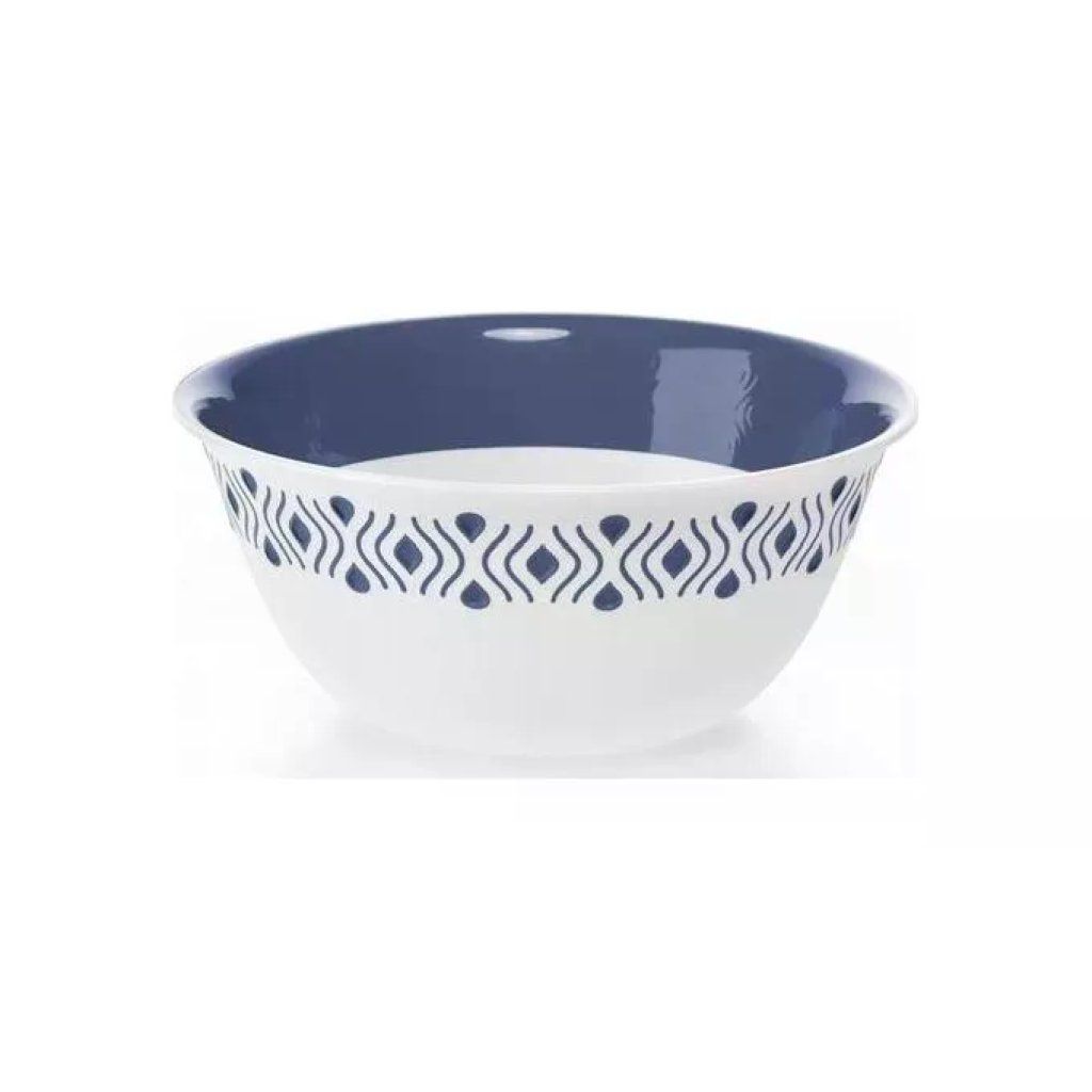 Stefanplast Tosca Insalatiera in Polipropilene, 19 cm, Bianco e Blu