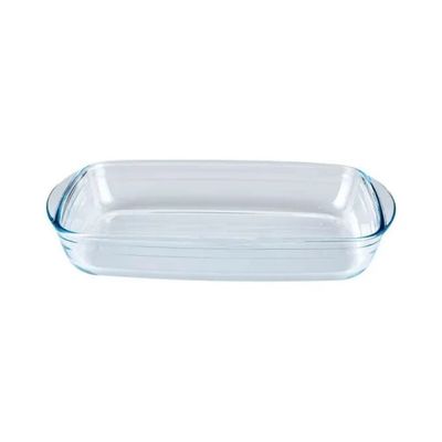 AIRCUSINE Arcuisine 247BA00-5047 Tegame Rettangolare in Vetro Borosilicato 33 x 20 cm, 2 L