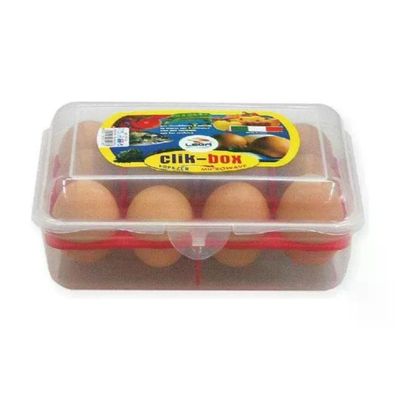 Lega Contenitore Portauova Click-Clack per 12 Uova, 21 x 16 cm