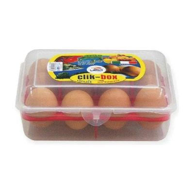 LEGA Contenitore per 12 Uova Click Clack Trasparente 21 x 16 cm LEGA Contenitore per 12 Uova Click Clack Trasparente 21 x 16 cm