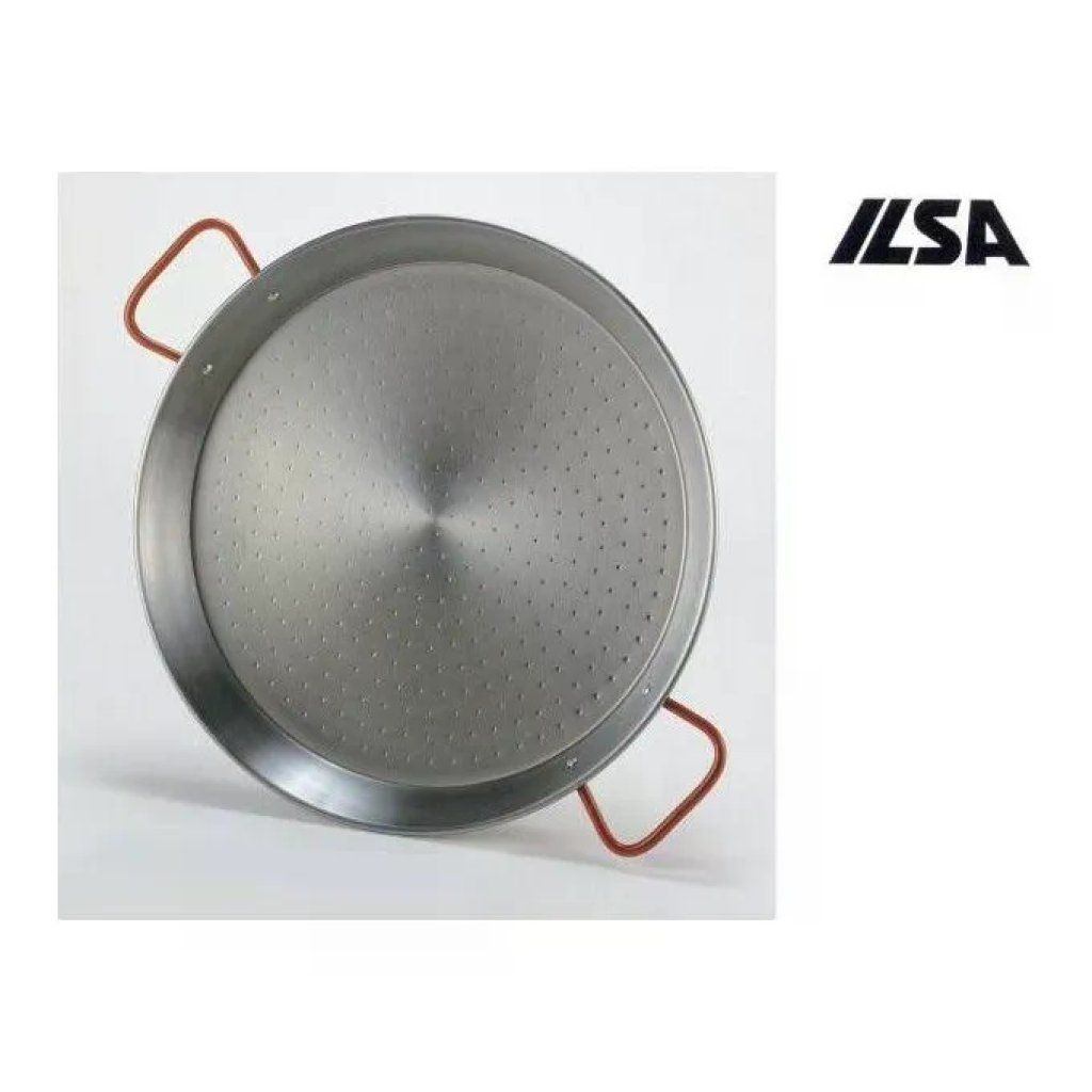 ILSA Paellera in Ferro Spazzolato, Diametro 50 cm