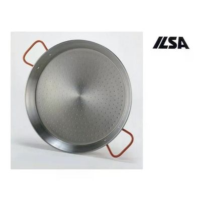 ILSA Paellera in Ferro Spazzolato, Diametro 50 cm