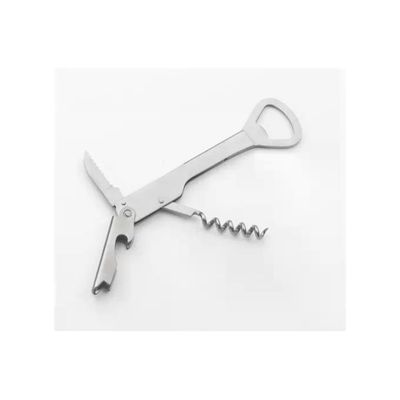 Pedrini 0041-4 Apribottiglie e Cavatappi in Acciaio Inox Pedrini 0041-4 Apribottiglie e Cavatappi in Acciaio Inox