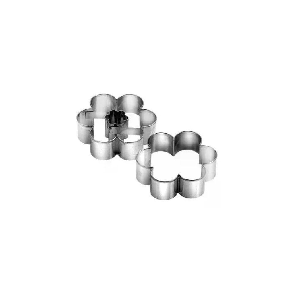 Tescoma Delicia – Set 2 tagliabiscotti a fiore in acciaio inox, 5,5 cm Tescoma Delicia – Set 2 tagliabiscotti a fiore in acciaio inox, 5,5 cm