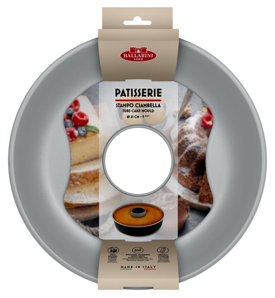 BALLARINI Patisserie – Teglia per ciambella 25 cm BALLARINI Patisserie – Teglia per ciambella 25 cm