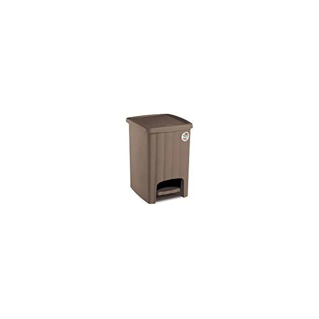 Stefanplast Margherita Pattumiera a Pedale Tortora 20 L