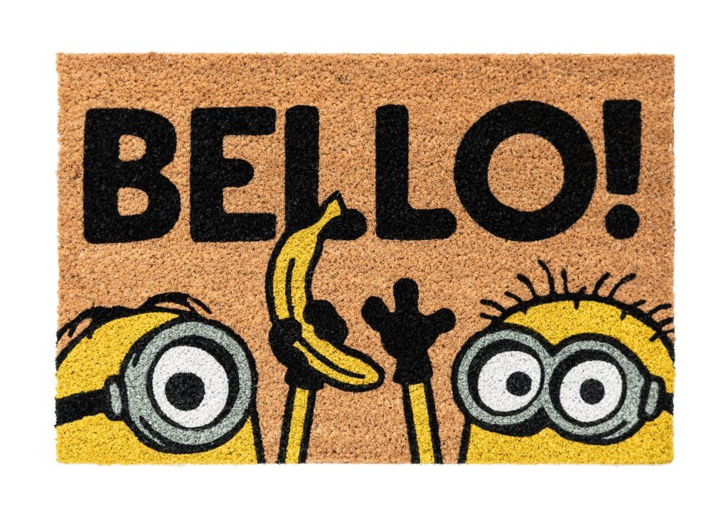 GRUPO ERIK Zerbino Minions in fibra di cocco 40 x 60 cm GRUPO ERIK Zerbino Minions in fibra di cocco 40 x 60 cm