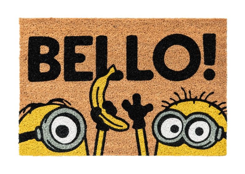 GRUPO ERIK Zerbino Minions in fibra di cocco 40 x 60 cm
