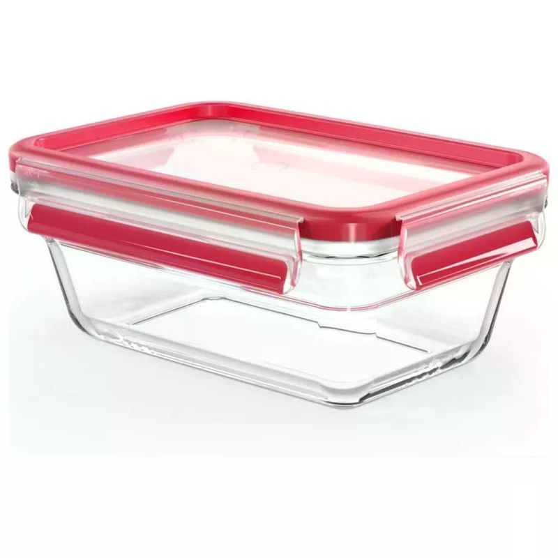 EMSA Clip & Close N10408 Contenitore Rettangolare in Vetro 0,85 L
