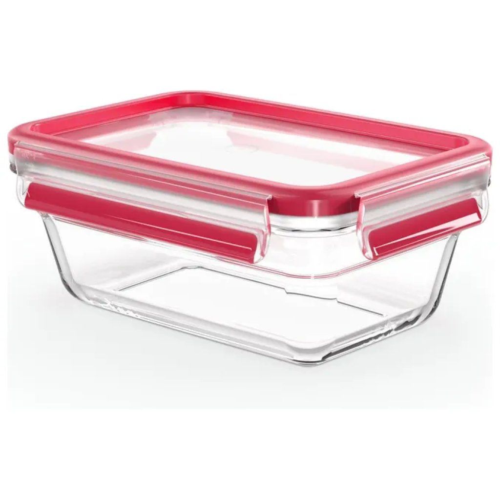 EMSA Clip & Close Contenitore Rettangolare in Vetro 0,85 L