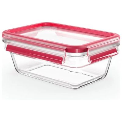 EMSA Clip & Close Contenitore Rettangolare in Vetro 0,85 L