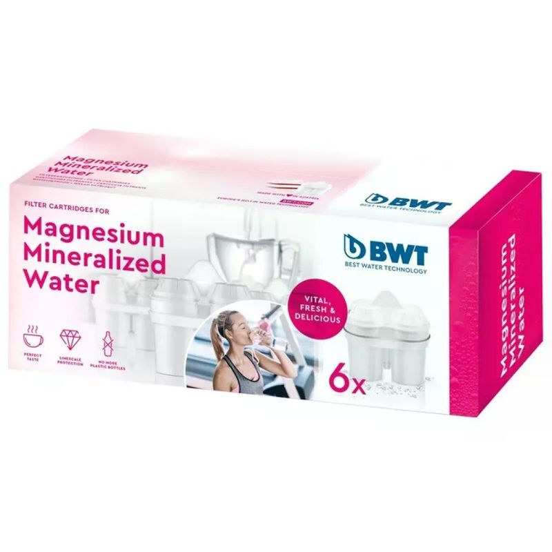 BWT Magnesium Mineralizer 814136 – 6 Cartucce Filtro per Caraffe Filtranti