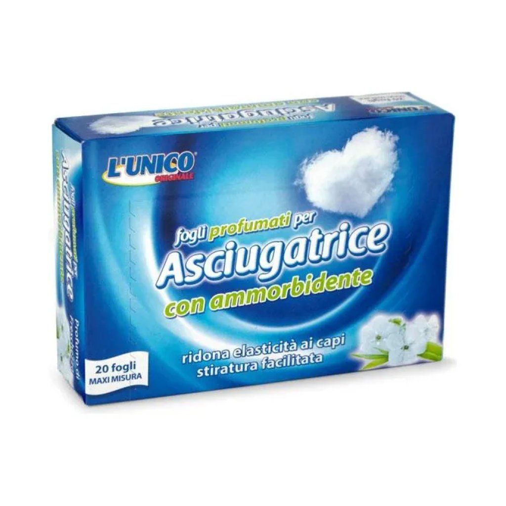 Lunico Fogli Profumati per Asciugatrice, 20 Pezzi