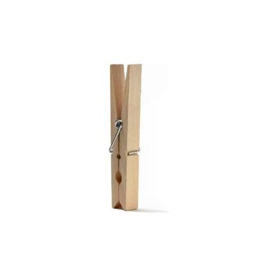CUKI Mollette da Bucato in Legno, Confezione da 12