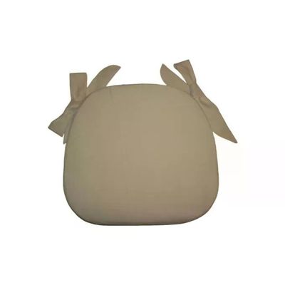 OLIBO Cuscino Sagomato per Sedia con Lacci, Sfoderabile, Ecrù OLIBO Cuscino Sagomato per Sedia con Lacci, Sfoderabile, Ecrù