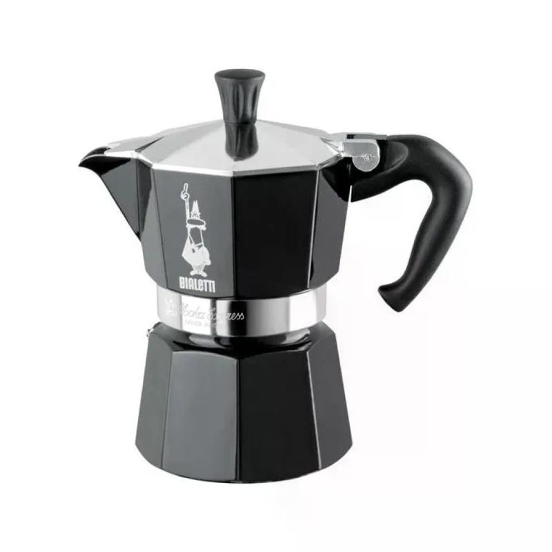 Bialetti Moka Express 6 tazze nera in alluminio