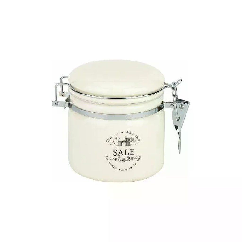 Tognana Dolce Casa – Barattolo per Sale in Ceramica, 370 ml, Bianco Tognana Dolce Casa – Barattolo per Sale in Ceramica, 370 ml, Bianco
