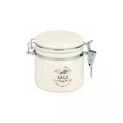 Tognana Dolce Casa – Barattolo per Sale in Ceramica, 370 ml, Bianco