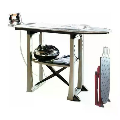 BAMA Trend Asse da Stiro Richiudibile con Portaferro, 115 x 40 cm, Grigio