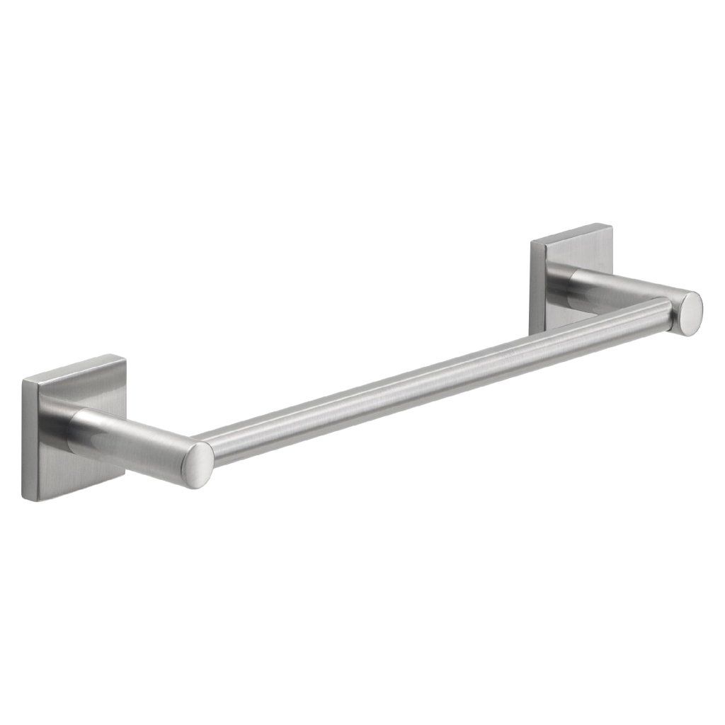 GEDY Fuji Porta Asciugamani da Parete Silver Spazzolato