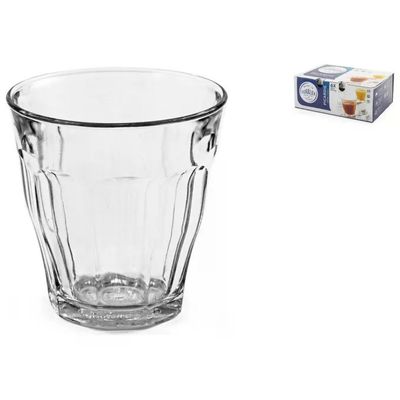 Duralex Picardie – Set 6 bicchieri in vetro trasparente, 25 cl