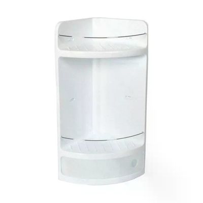 TATAY 4432001 Armadietto Angolare da Bagno Bianco, 20 × 20 × 50 cm
