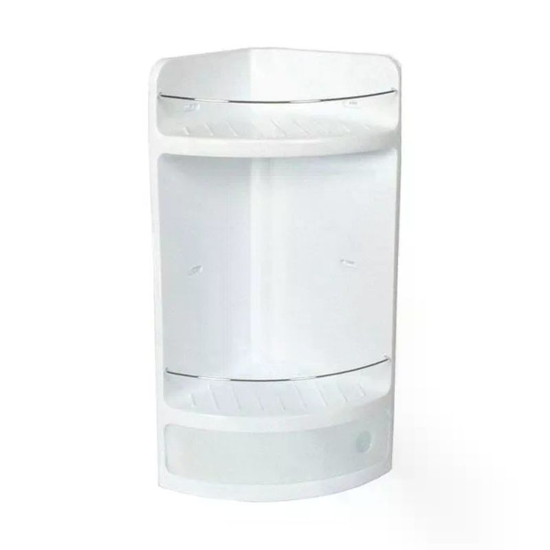 TATAY 4432001 Armadietto Angolare da Bagno Bianco, 20 × 20 × 50 cm TATAY 4432001 Armadietto Angolare da Bagno Bianco, 20 × 20 × 50 cm