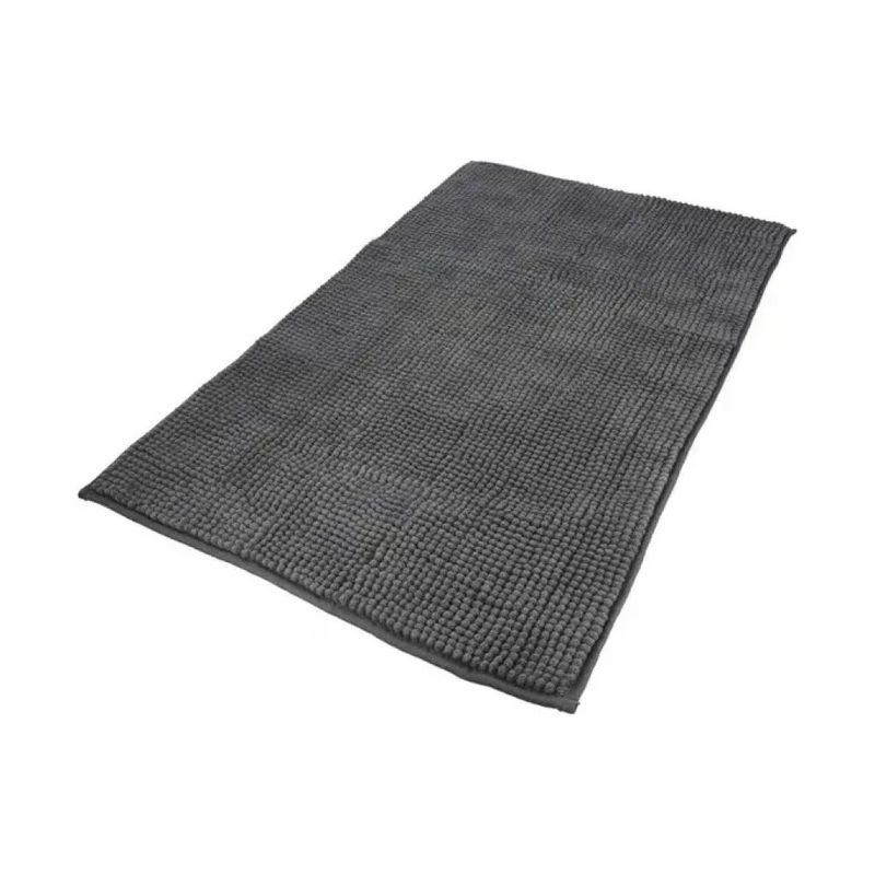 YEPPON Tappeto in Micro Ciniglia Grigio, Cotone e Poliestere YEPPON Tappeto in Micro Ciniglia Grigio, Cotone e Poliestere