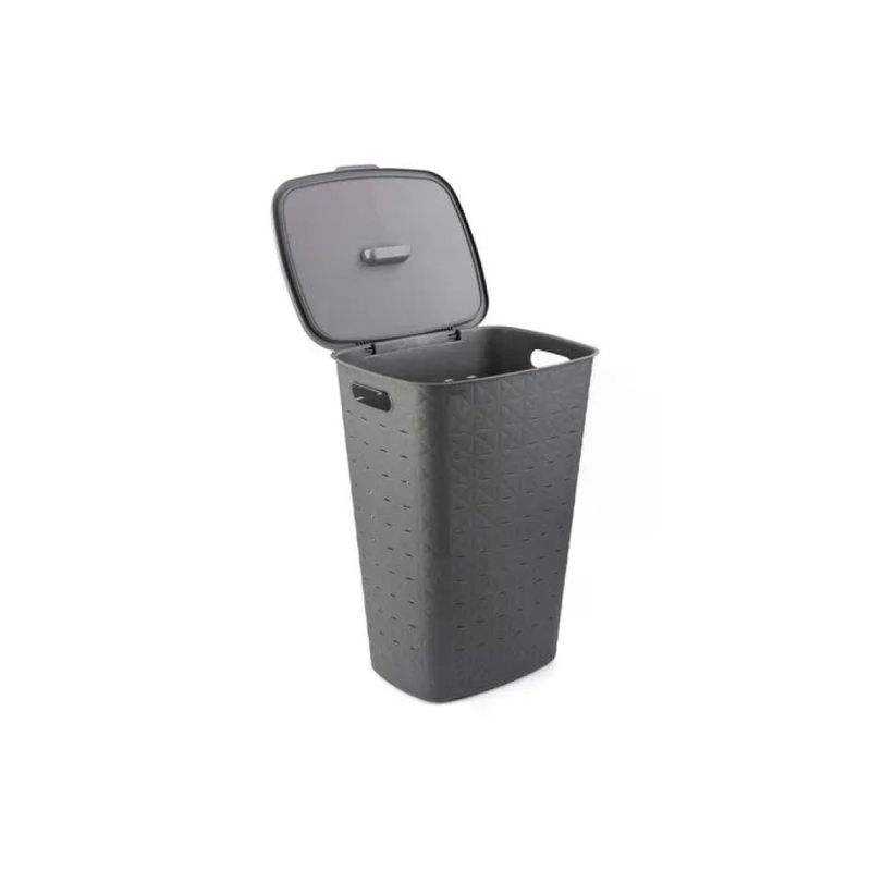 Curver Softex Cesto Portabiancheria 56 L Grigio Scuro