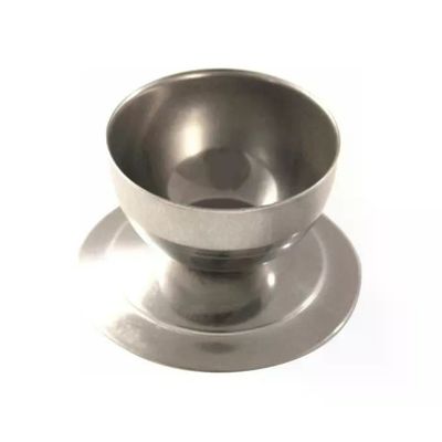 Calder Set 6 Portauova in Acciaio Inox con Base