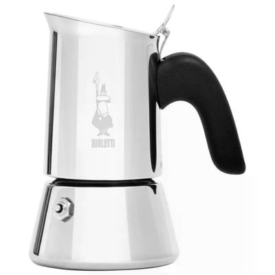 Bialetti New Venus – Caffettiera Moka 2 Tazze in Acciaio Inox
